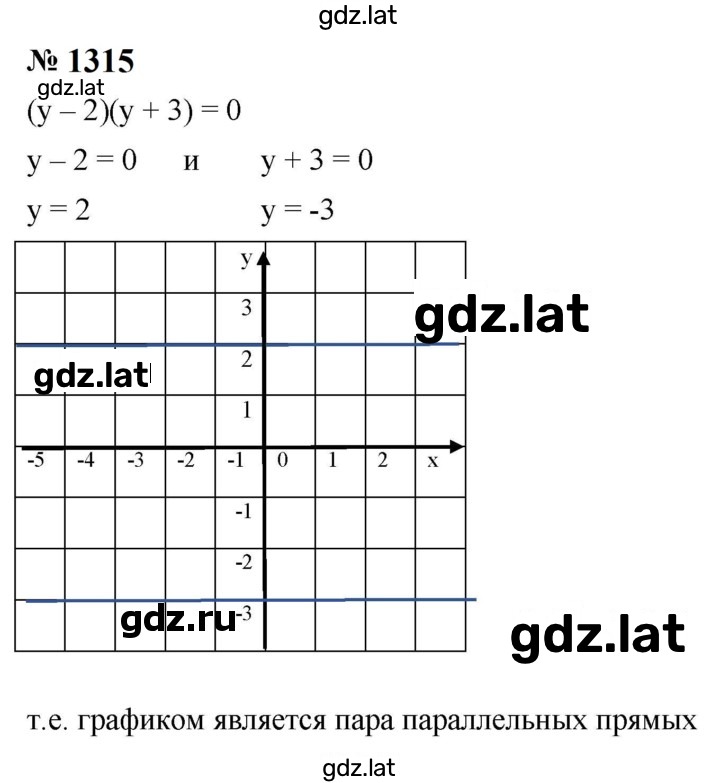 Решение задания № 1315 — страница 1