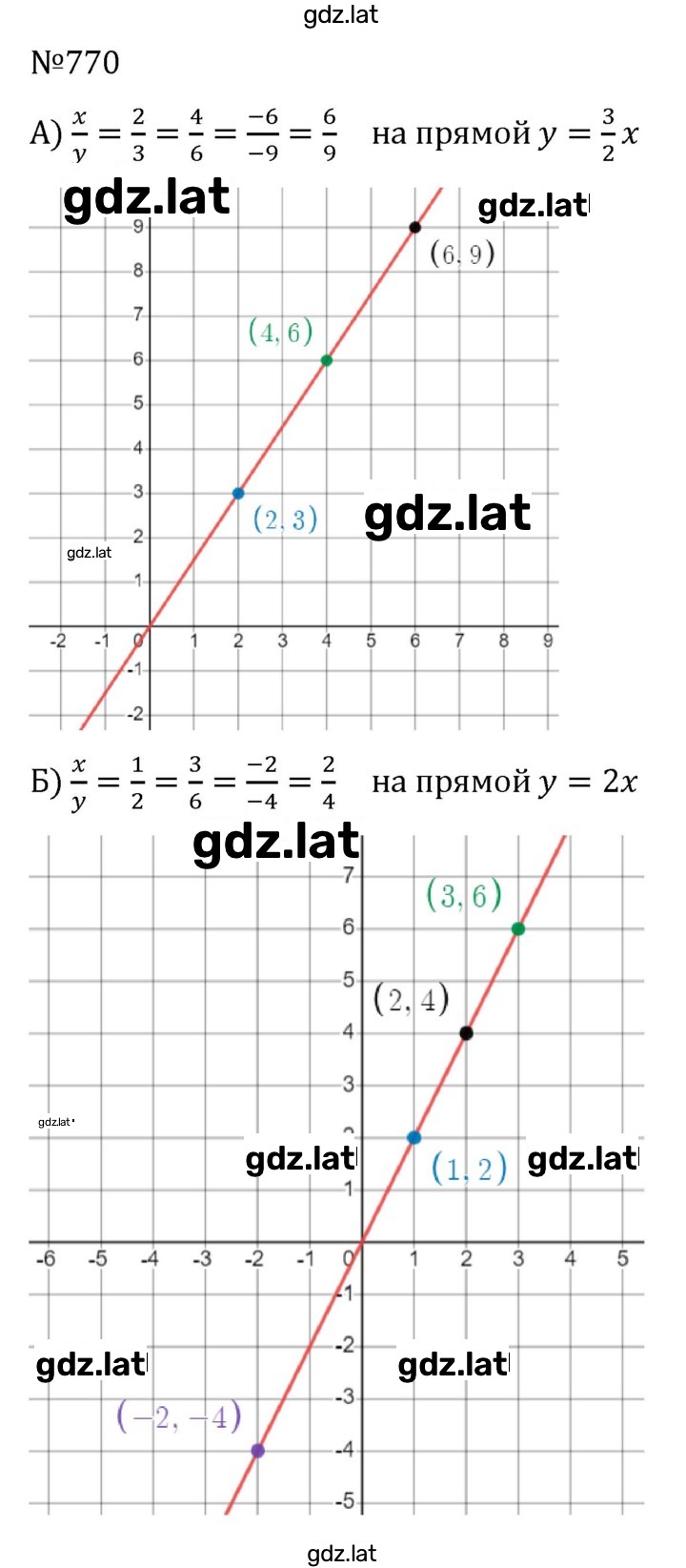 Решение задания № 770 — страница 1