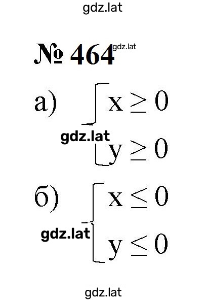 Решение задания № 464 — страница 1