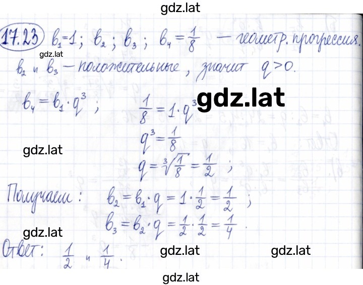Решение задания № 17.23 — страница 1