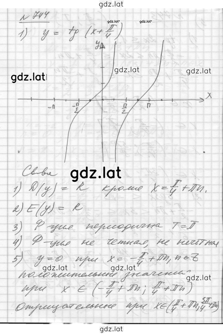 Решение задания № 744 — страница 1
