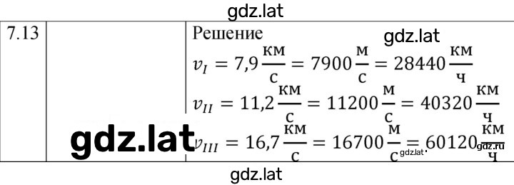 Решение задания № 7.13 [119] — страница 1