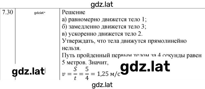 Решение задания № 7.30 [147] — страница 1