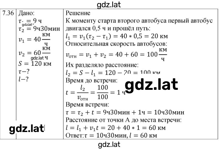 Решение задания № 7.36* [142*] — страница 1