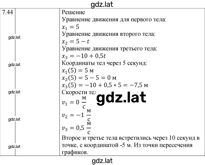 Решение задания № 7.44* [151*] — страница 1
