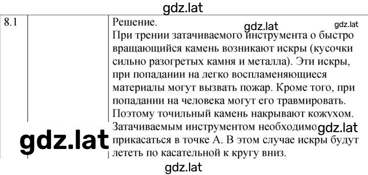Решение задания № 8.1 [Д. 8] — страница 1