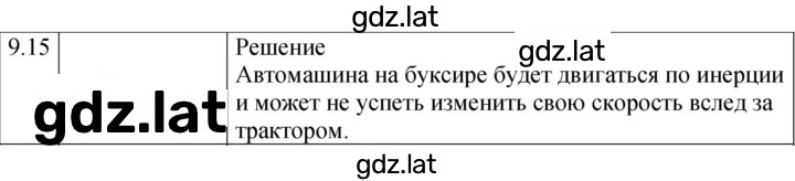 Решение задания № 9.15 [185] — страница 1