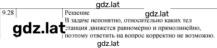 Решение задания № 9.28 [Н] — страница 1