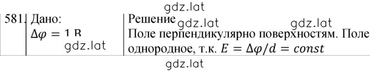 Решение задания № 581 — страница 1