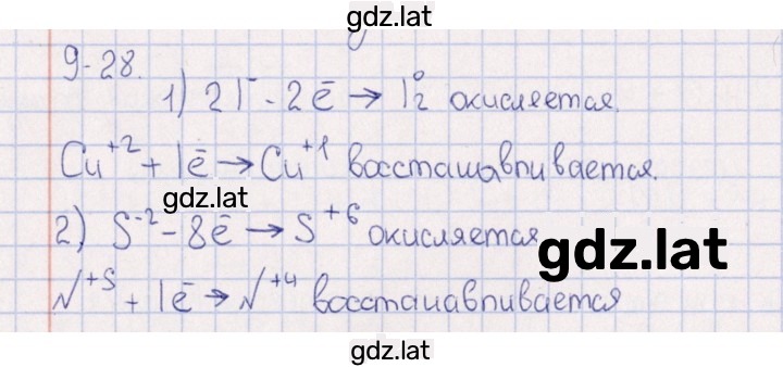 Решение задания № 9.28 — страница 1
