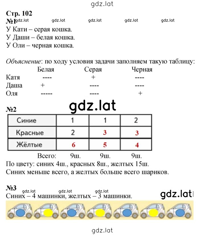 Решение задания № 102 — страница 1