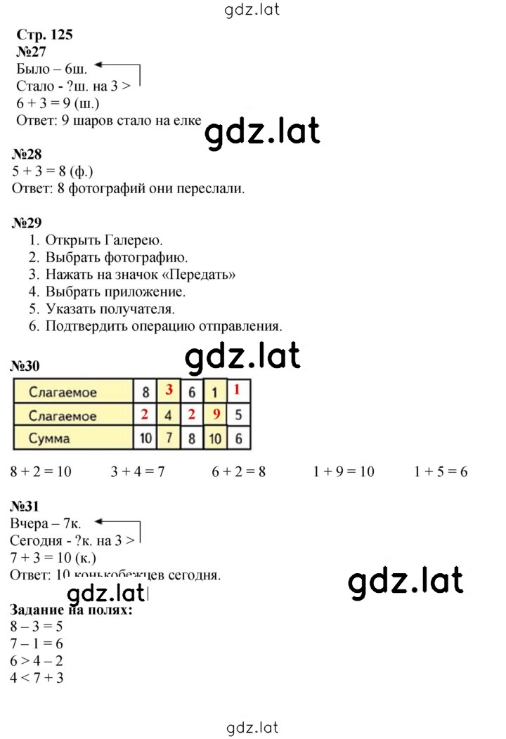 Решение задания № 125 — страница 1