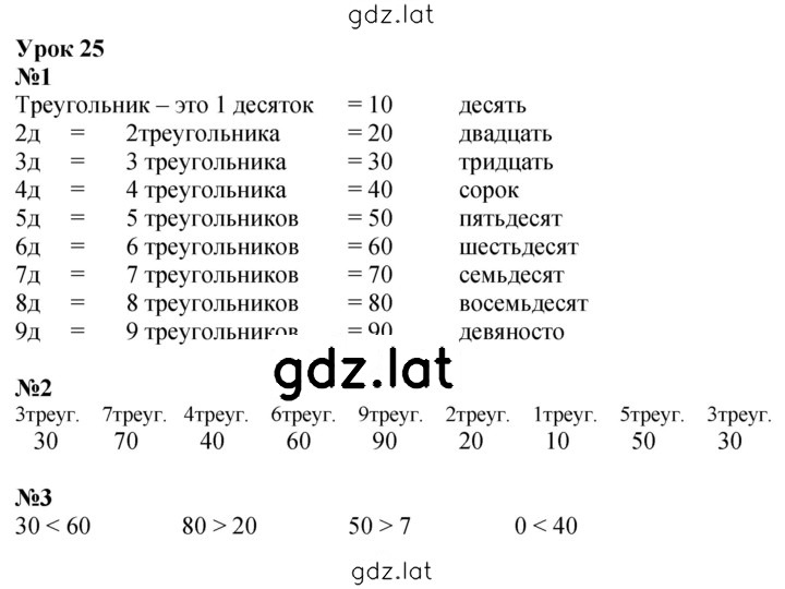Решение задания № Урок 25 — страница 1