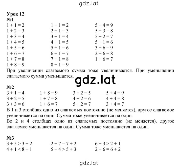 Решение задания № Урок 12 — страница 1