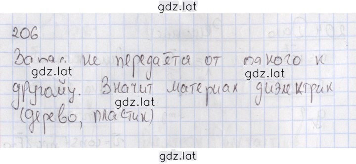 Решение задания № 206 — страница 1