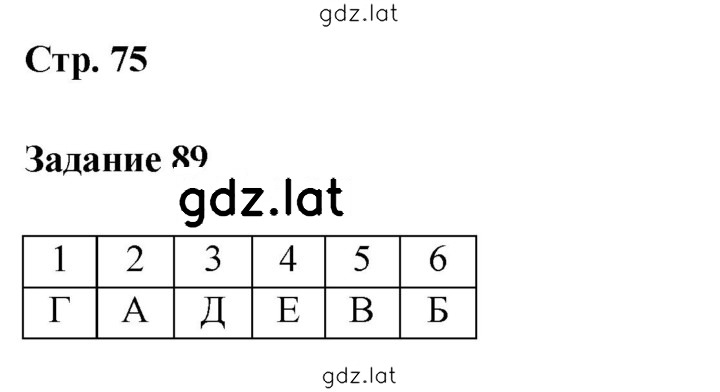 Решение задания № 75 — страница 1