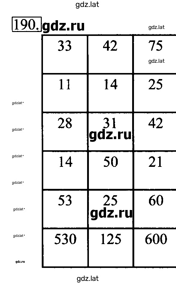 Решение задания № 190 — страница 1
