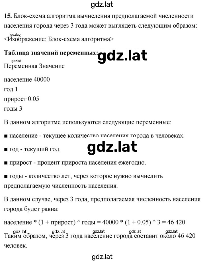 Решение задания № 15 — страница 1