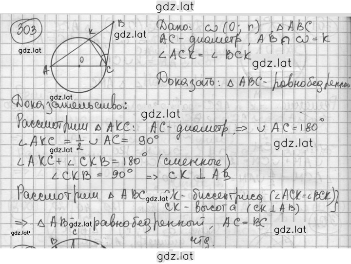 Решение задания № 303 — страница 1