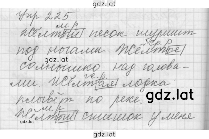 Решение задания № 225 — страница 1