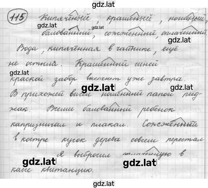Решение задания № 115 — страница 1