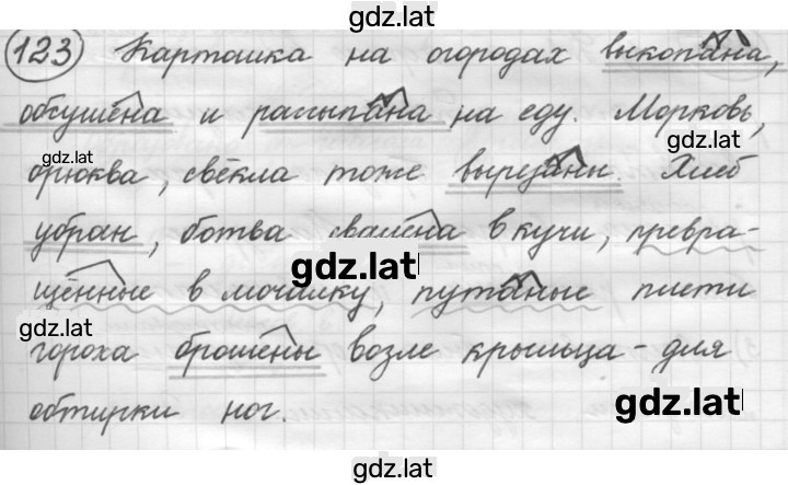 Решение задания № 123 — страница 1