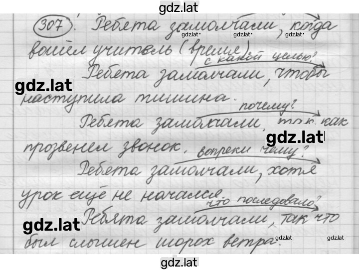 Решение задания № 307 — страница 1