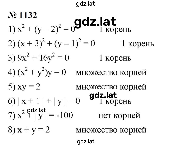 Решение задания № 1132 — страница 1