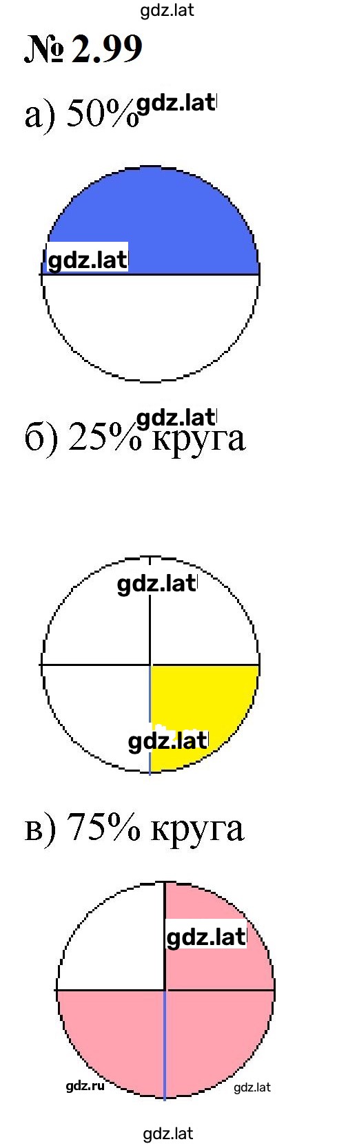 Решение задания № 2.99 — страница 1