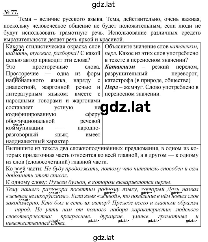 Решение задания № 77 — страница 1