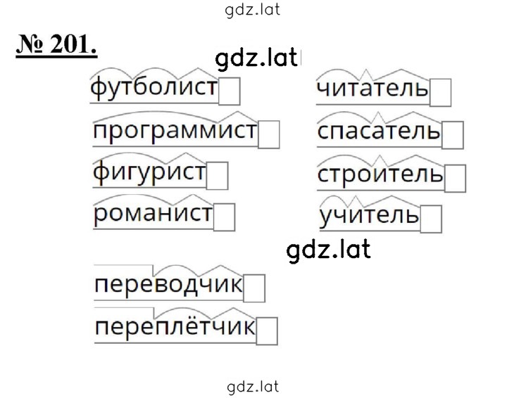 Решение задания № 201 — страница 1