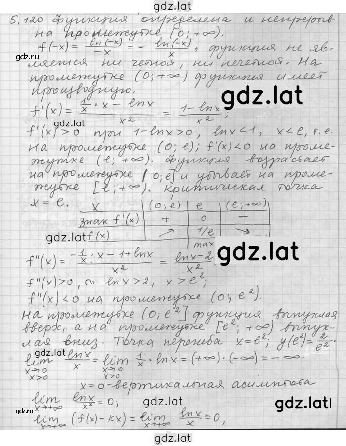 Решение задания № 120 — страница 1