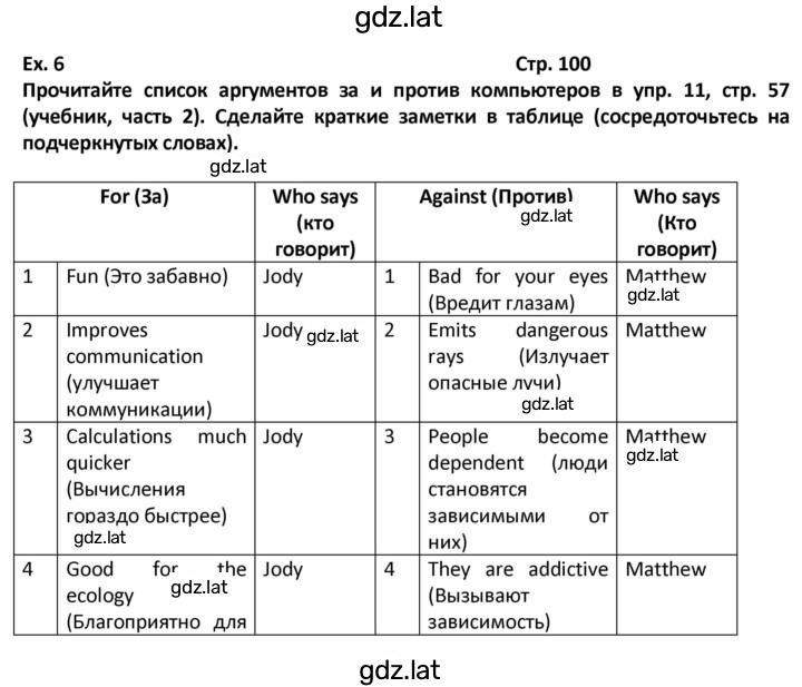 Решение задания № 100 — страница 1