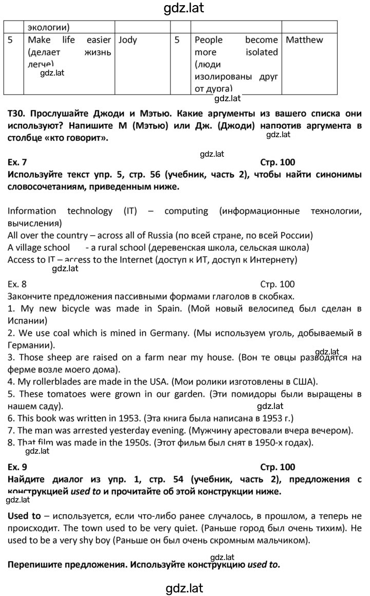 Решение задания № 100 — страница 2