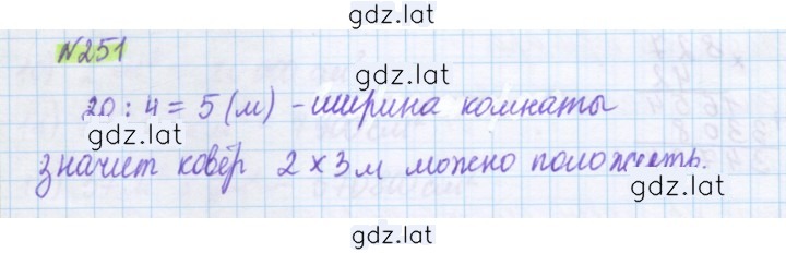 Решение задания № 251 — страница 1