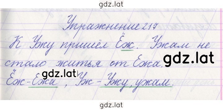 Решение задания № 217 — страница 1