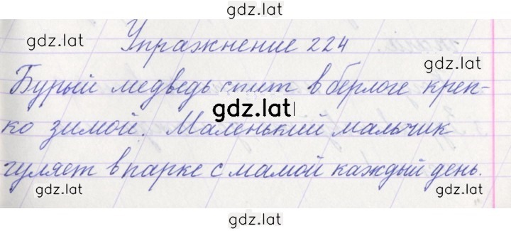 Решение задания № 224 — страница 1