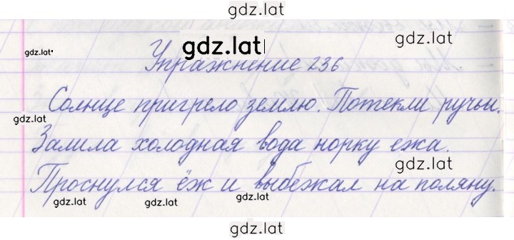 Решение задания № 236 — страница 1