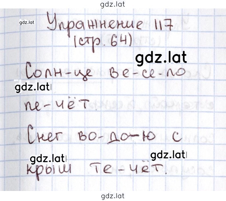 Решение задания № 117 — страница 1