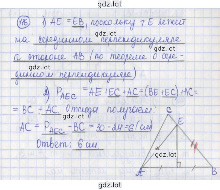 Решение задания № 116 — страница 1