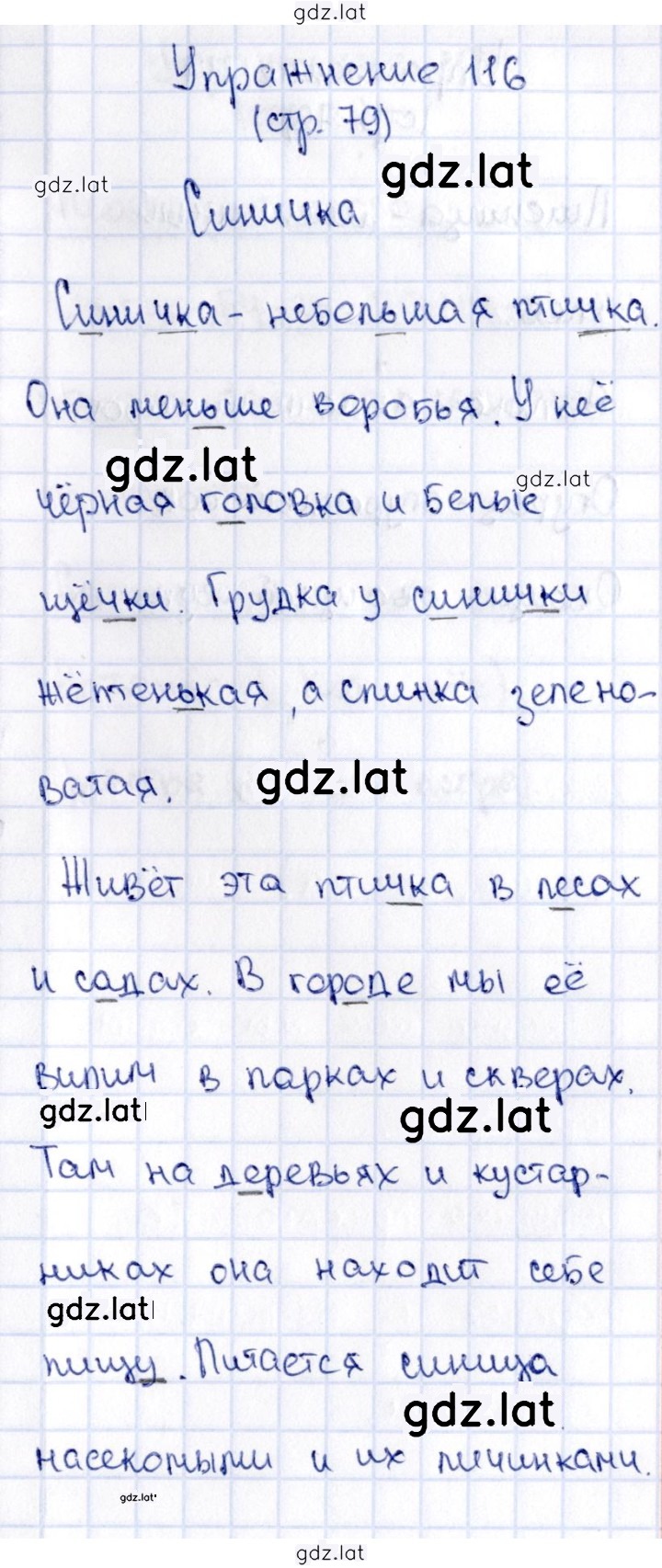 Решение задания № 116 — страница 1