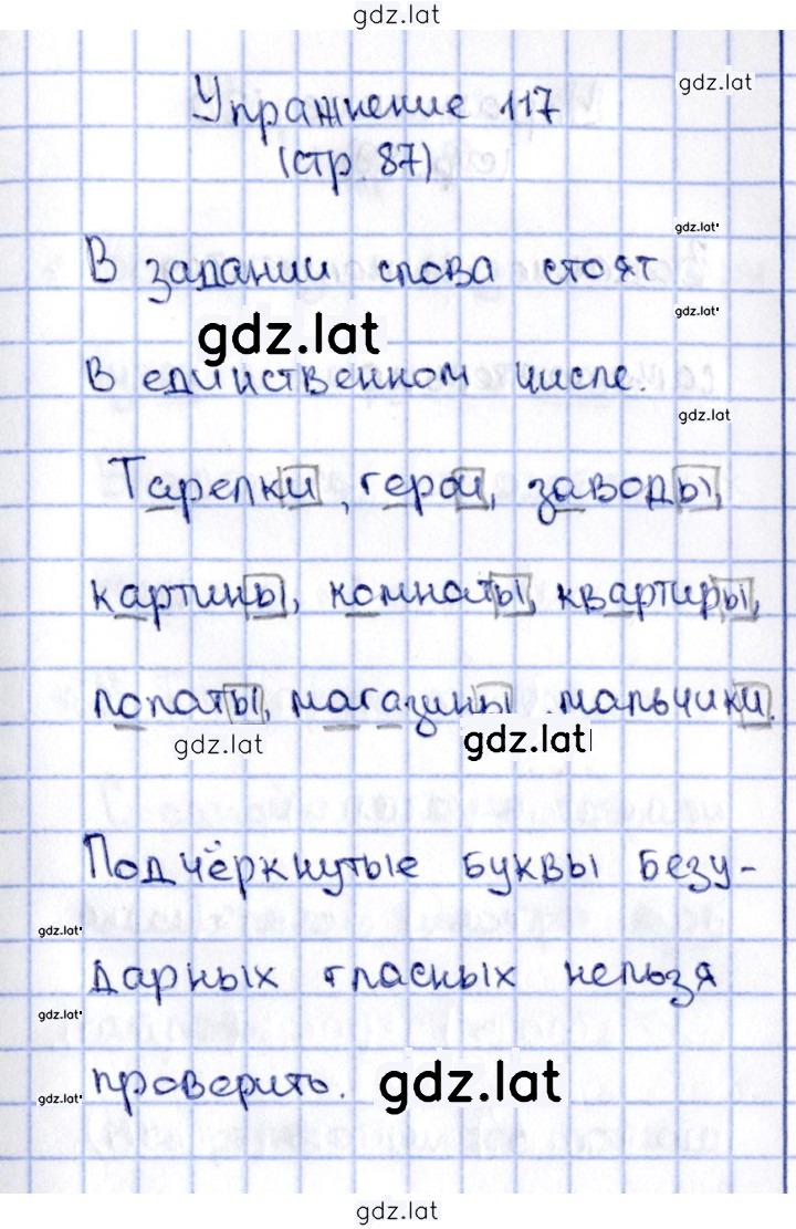 Решение задания № 117 — страница 1