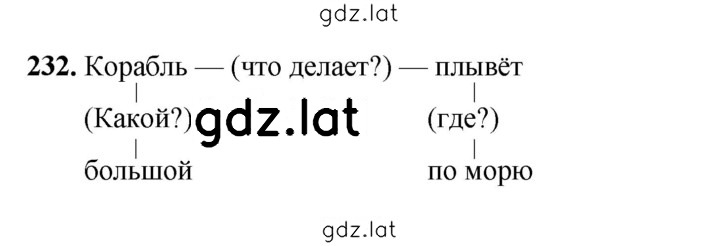 Решение задания № 232 — страница 1