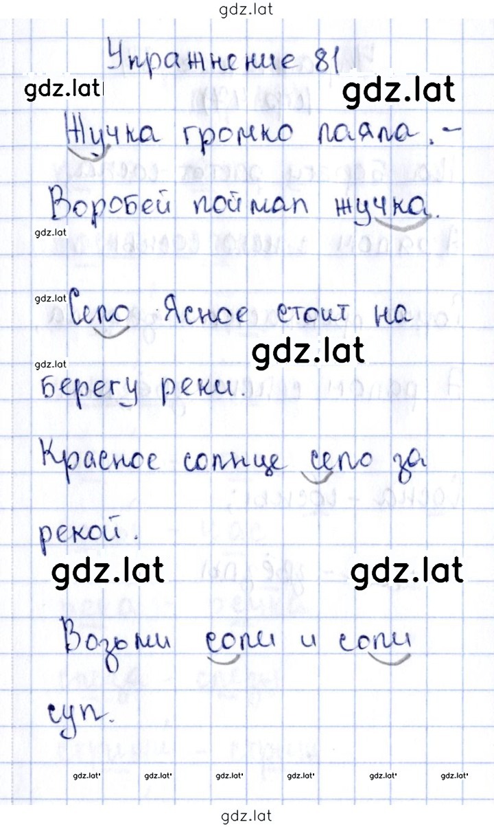 Решение задания № 81 — страница 1