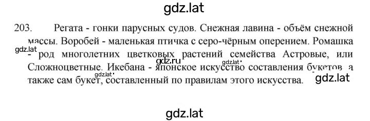 Решение задания № 203 — страница 1