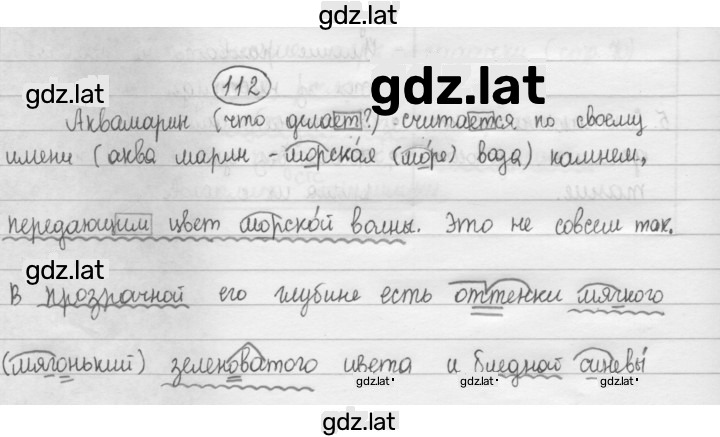 Решение задания № 112 — страница 1