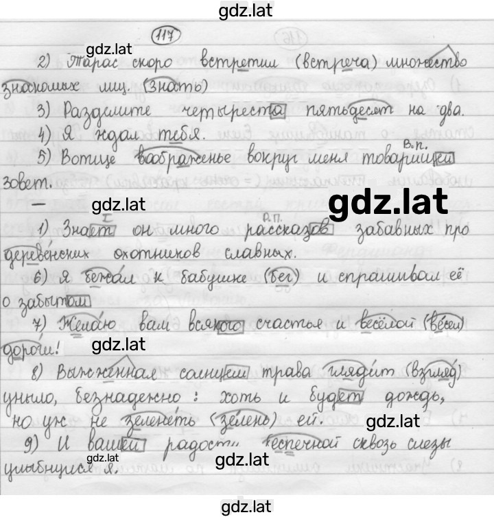 Решение задания № 117 — страница 1