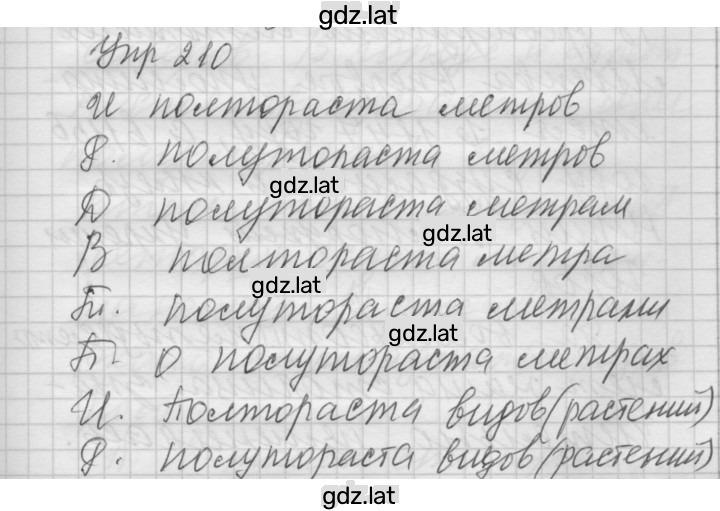Решение задания № 210 — страница 1