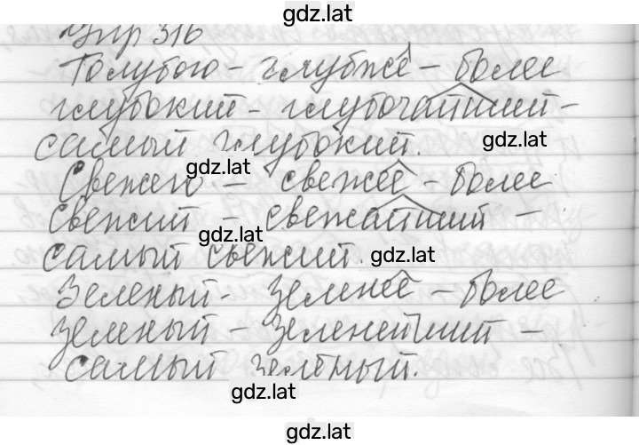 Решение задания № 316 — страница 1