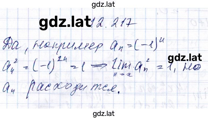 Решение задания № 12.217 — страница 1